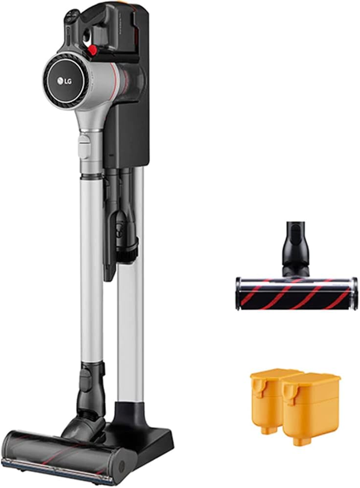LG A925KSM CordZero A9 Kompressor Stick Vacuum, Matte Silver Bundle V-Totalcare Vacuum Cleaning Tools and Attachments