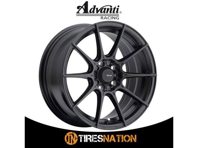 Advanti Racing Storm S1 Wheel Matte Black 17x8 +45 5x108