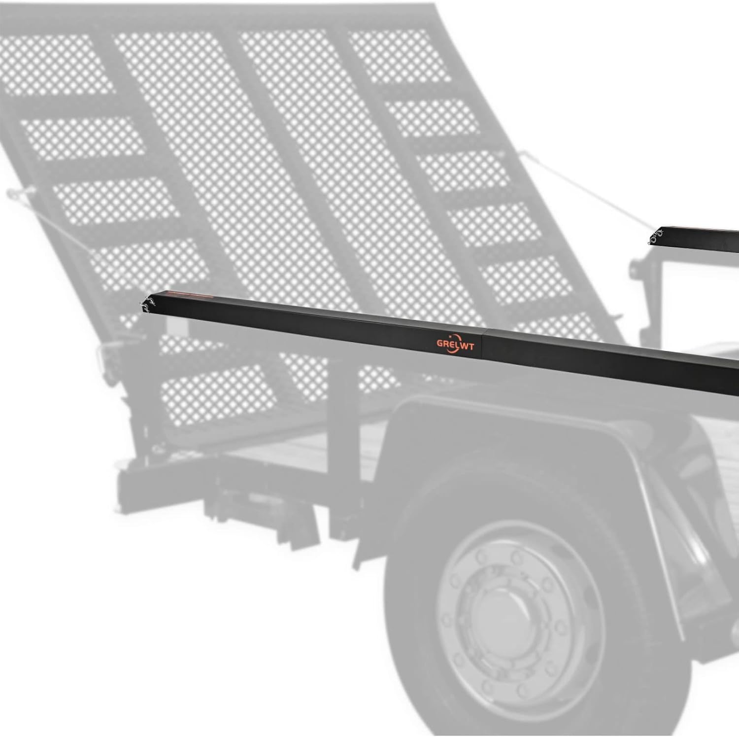 GRELWT Trailer Gate Lift Assist 2 Sided, Fits Side Rails 10 to 24 Inch, Maximum Weight Capacity 300 LBS, Black