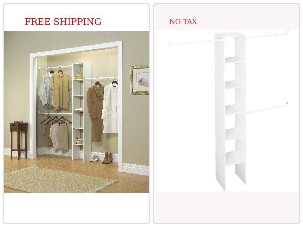 ClosetMaid Vertical Closet Organizer, 12 inch, White