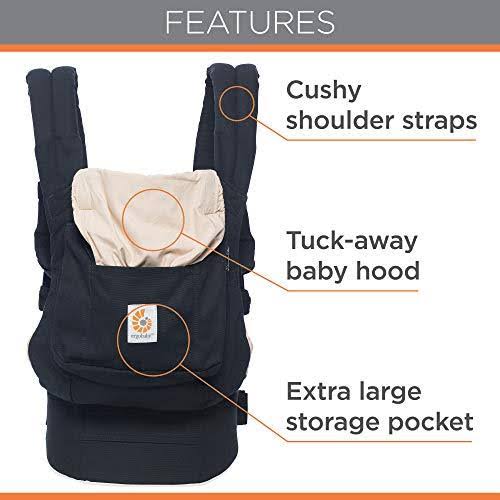 Ergobaby Three Position Original Black Camel One Size