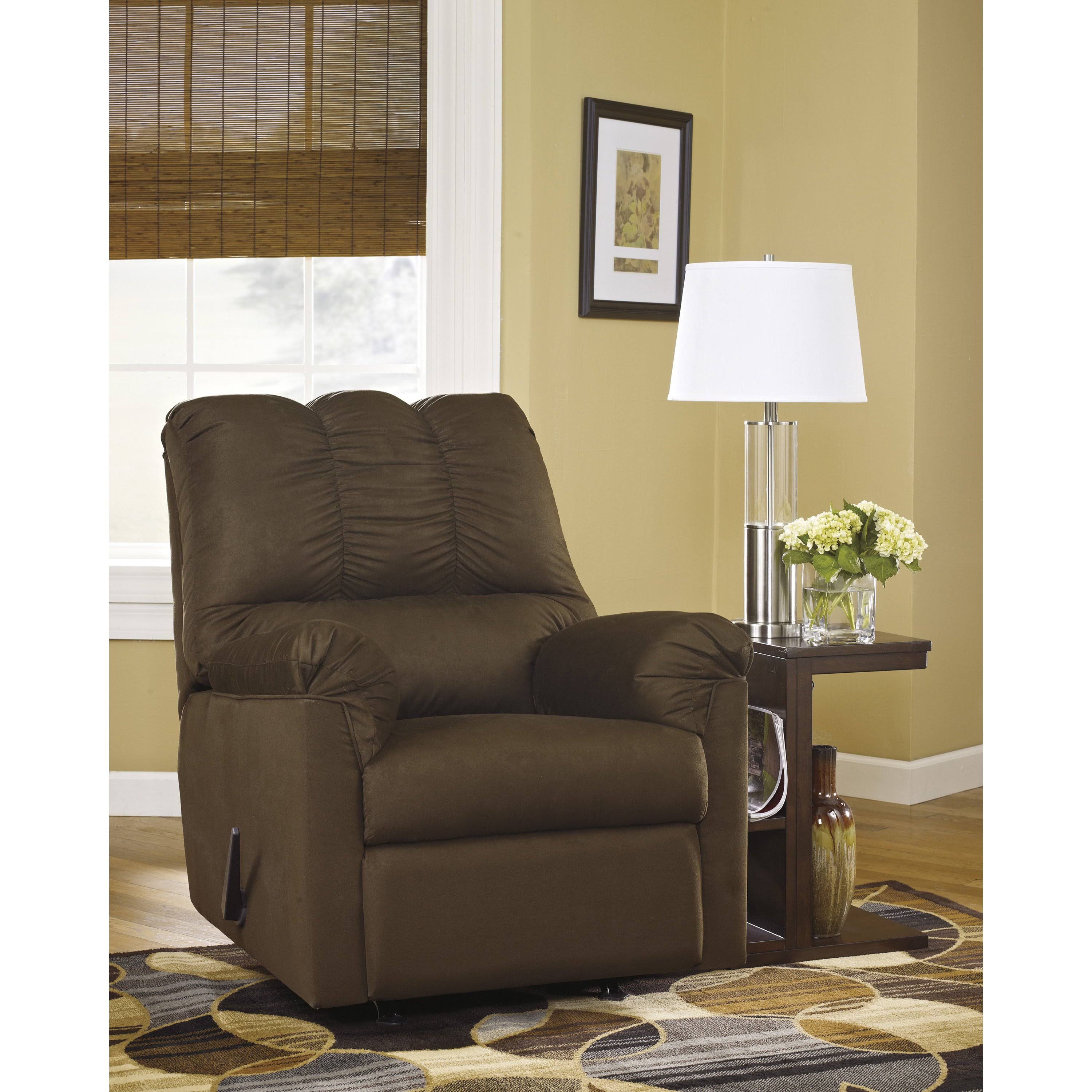 Darcy Rocker Recliner in Cafe Signature Design by Ashley Furniture