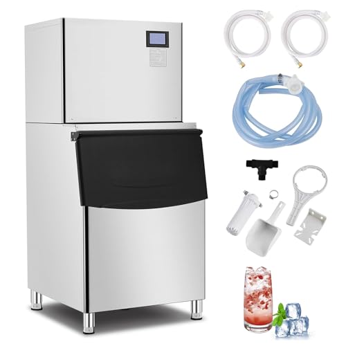 Zstar Commercial Ice Maker Machine, Freestanding Ice Maker Machine, Industrial Ice Machine