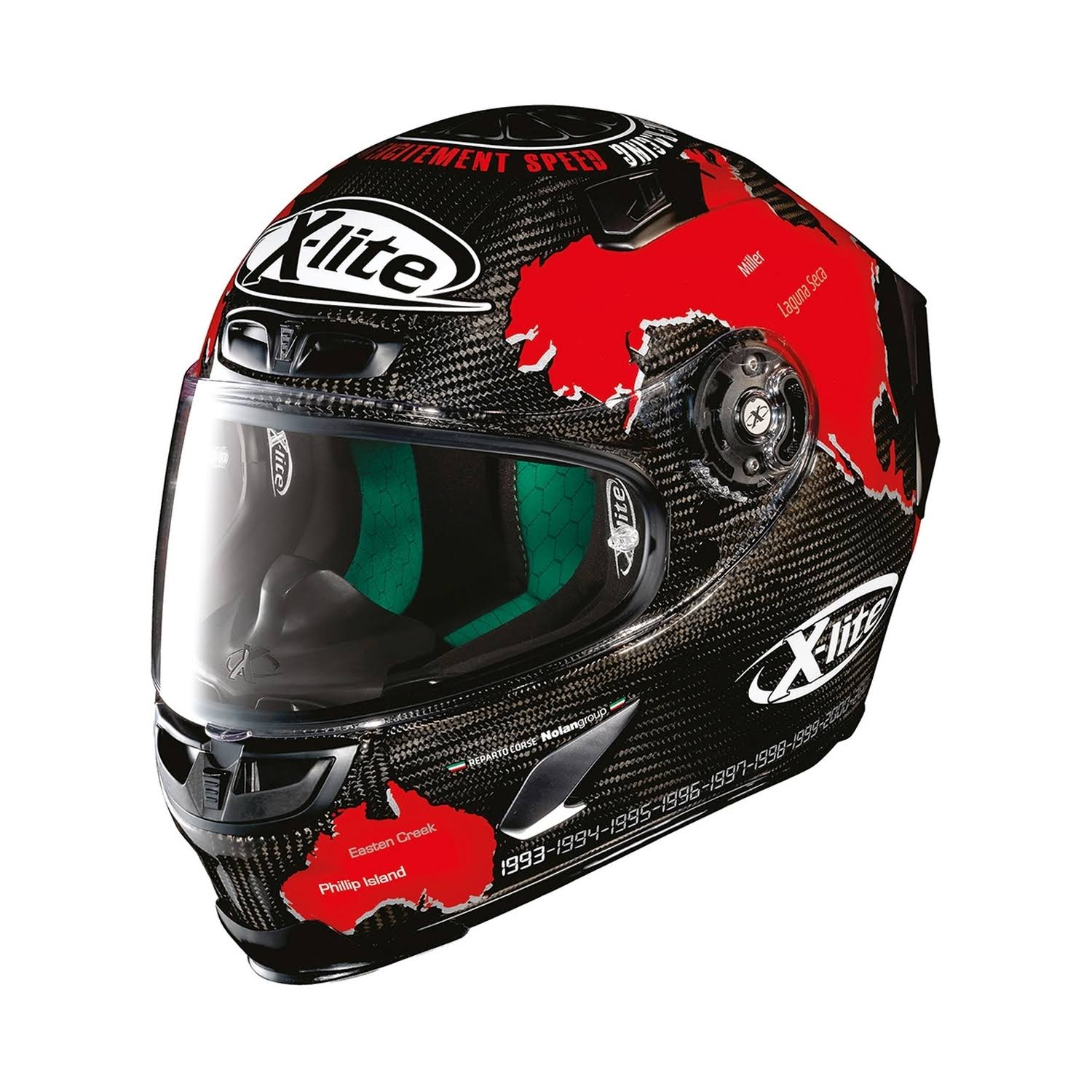 X-Lite Helmet X-803 Ultra Carbon Checa Carbon Size L