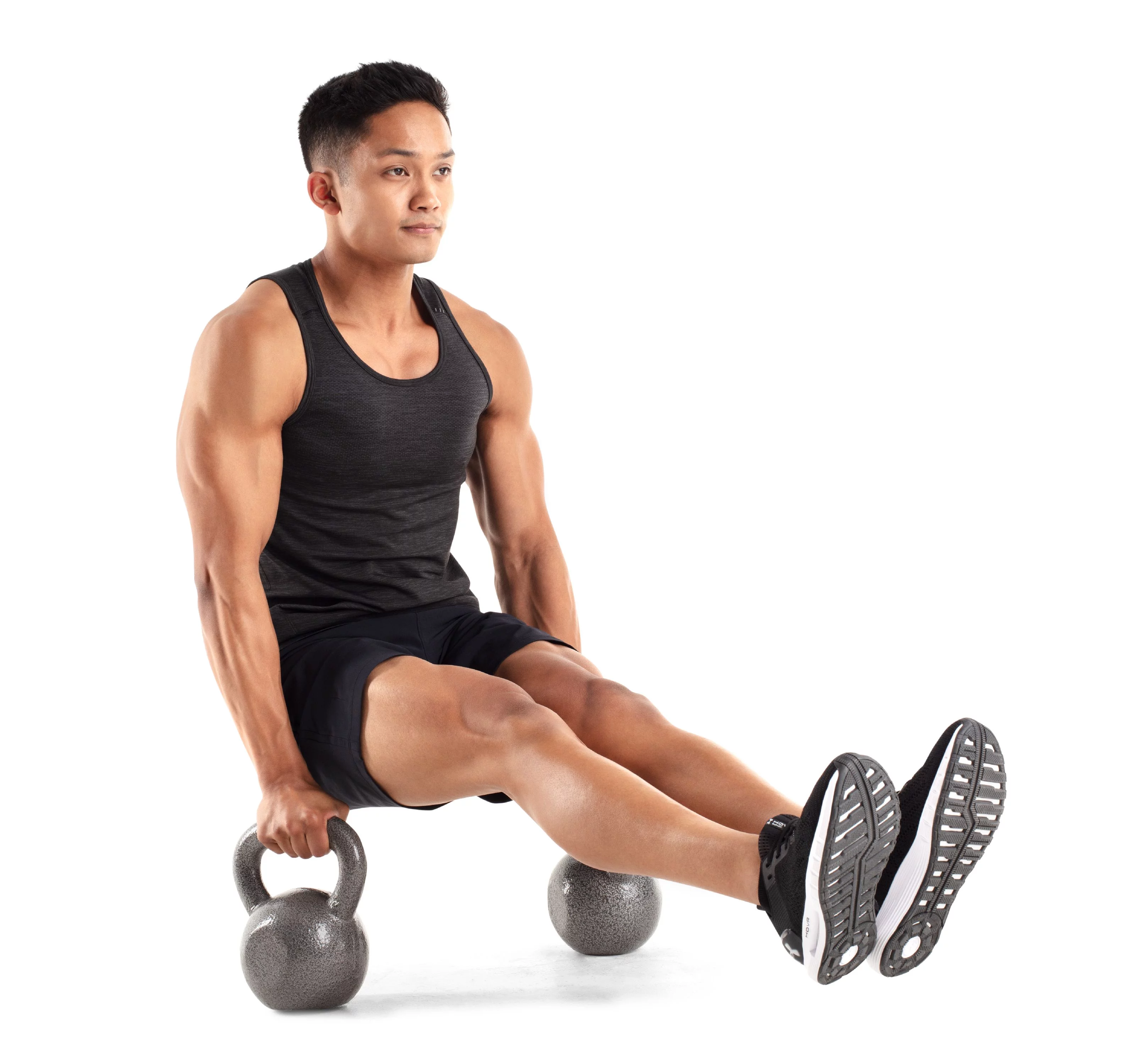 Weider, 30lb Cast Iron Hammertone Finish Kettlebell, Single