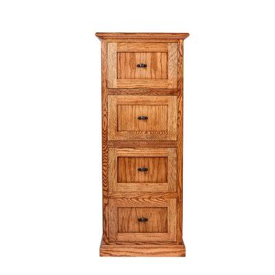 Torin 4-Drawer Vertical Filing Cabinet Millwood Pines Finish: Black Alder