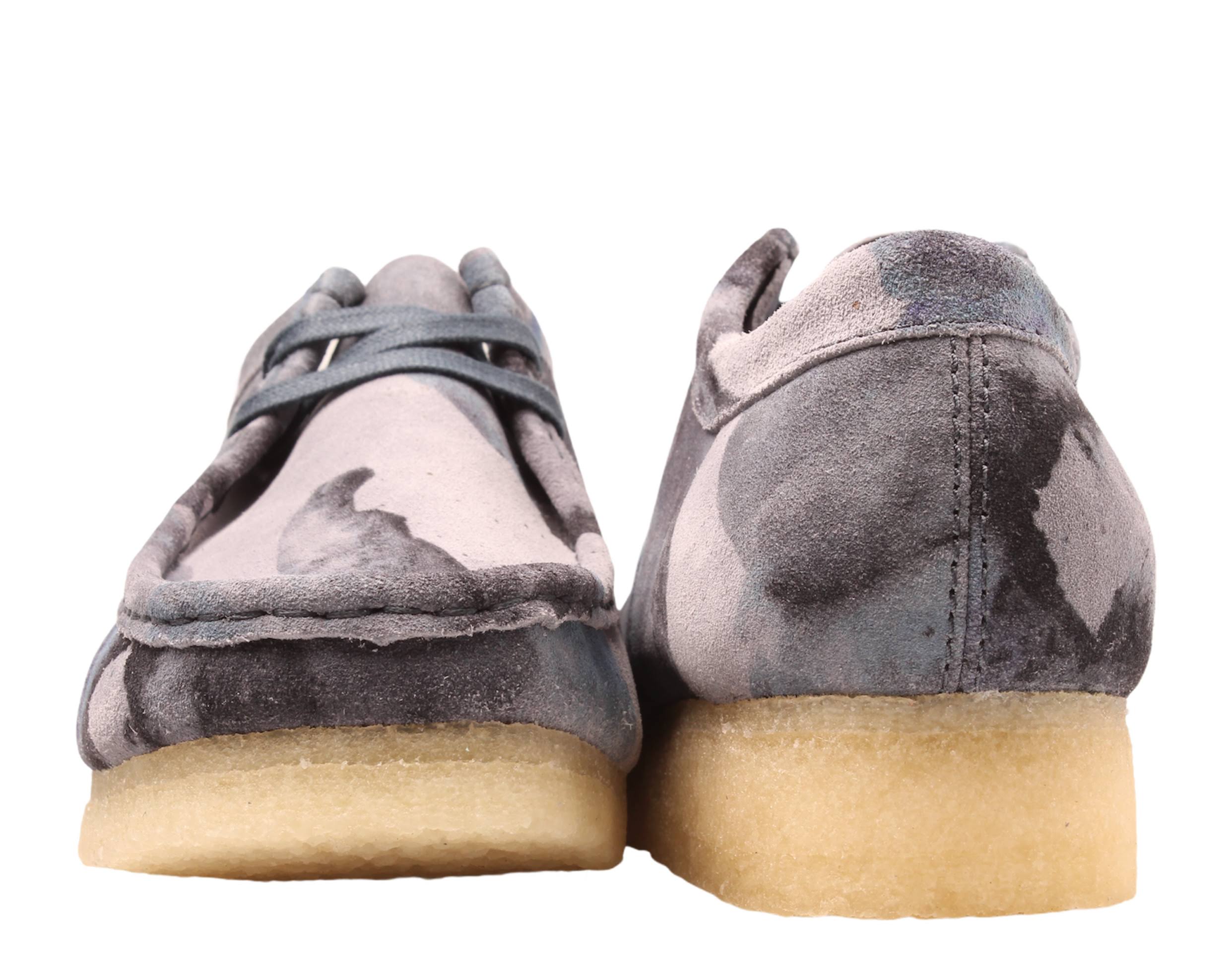 Clarks Wallabee &Blue Camo& 11