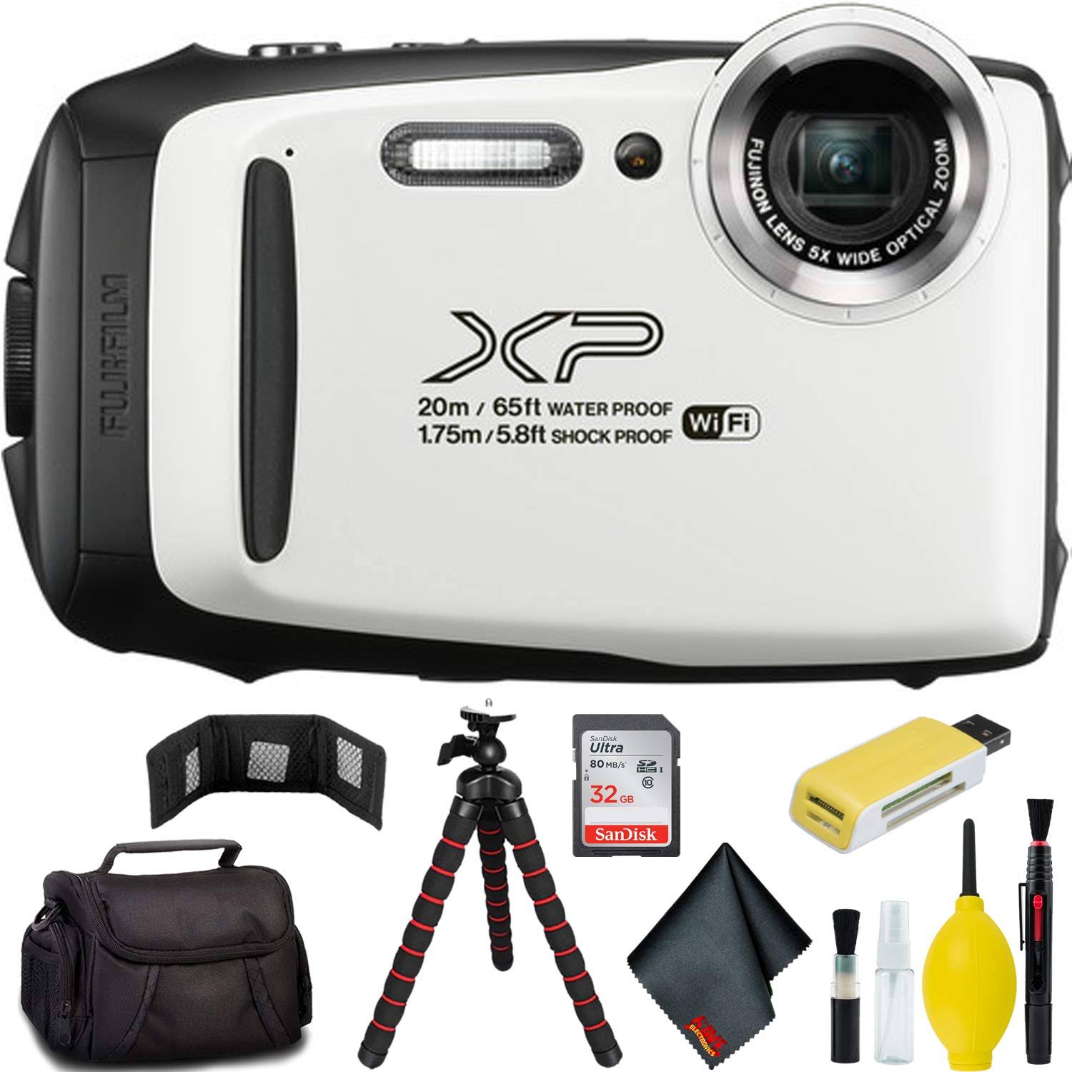 Fujifilm FinePix Xp130 Digital Camera (White) Pro Bundle