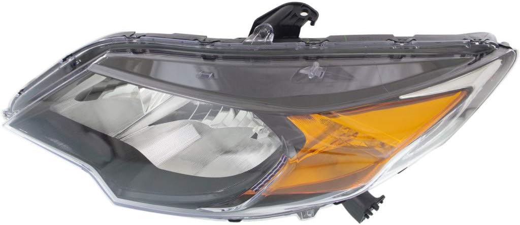 For Honda Civic Headlight Assembly 2014 2015 Pair Driver and Passenger Side | Coupe | DOT Certified | HO2502163 + HO2503163