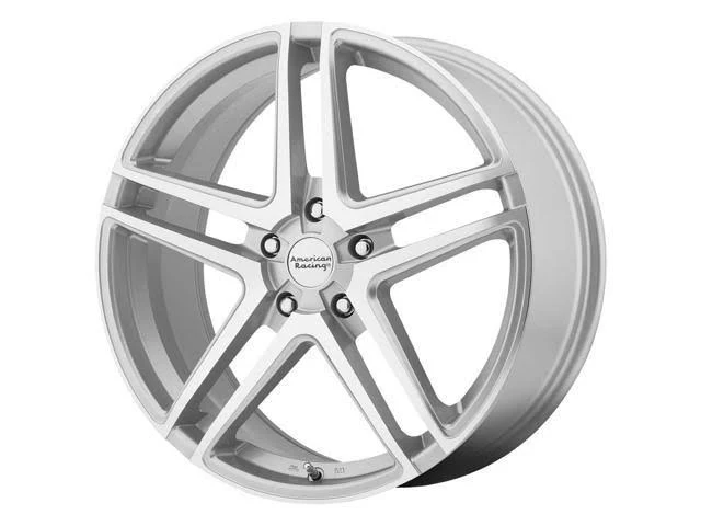American Racing AR907 16x7 5x115 +40mm Silver Wheel Rim 16x22 inch