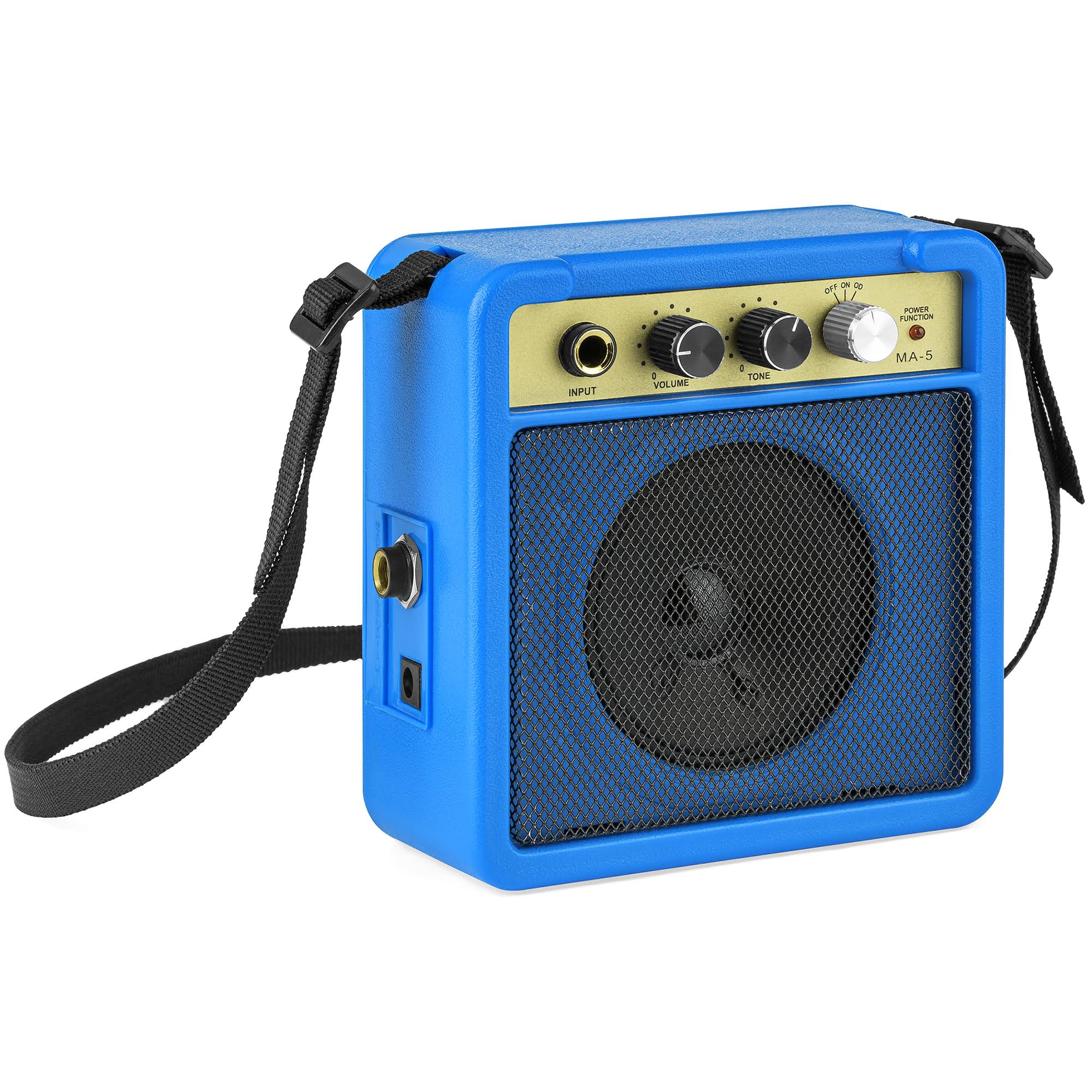 Best Choice Products 30in Kids Electric Guitar Beginner Starter Kit w/ 5W Amplifier, Strap, Case, Picks - Light Blue