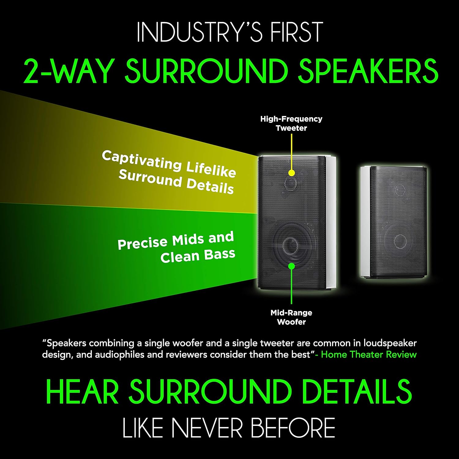 Nakamichi Shockwafe Pro 7.1.4 Channel 600W Dolby Atmos/DTS:X Soundbar with 8" Wireless Subwoofer, 2 Rear Surround Speakers. Get True 360° Cinema Surround with This Plug and Play Home Theater System