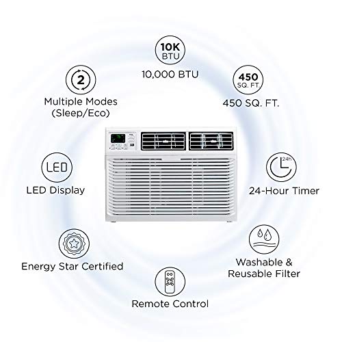 Tcl Air Conditioner Home Series Window Air Conditioner Led Display Window 10W3E1-A Air Conditioner