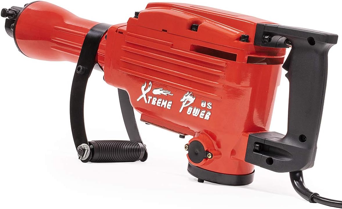 XtremepowerUS 61117-XP Jack Hammer w/Chisel & Shovel Bits Electric 2200W Demolition Construction Concrete Breaker Punch Drill