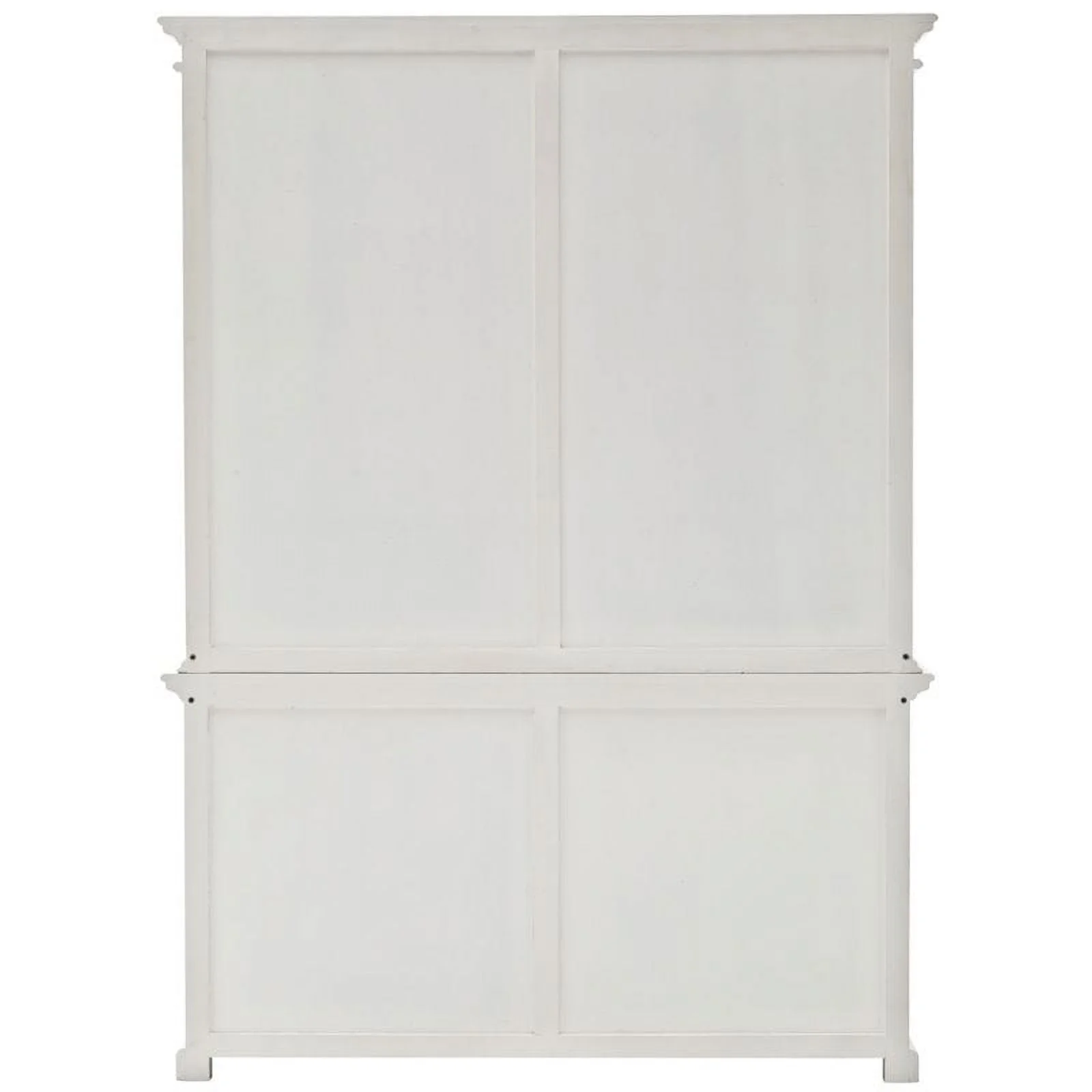 Beaumont Lane Storage Cabinet with Hutch in Pure White