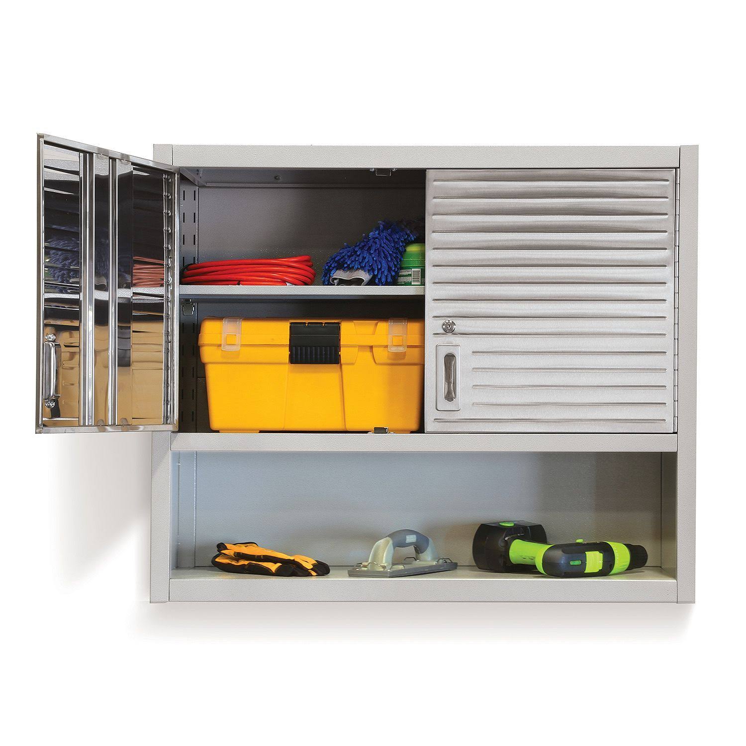 Seville Classics UltraHD Wall Cabinet with Open Shelf