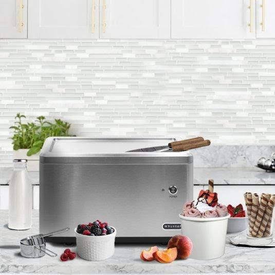 Whynter Icr-300ss Portable Instant Ice Cream Maker Frozen Pan Roller in Stainless Steel