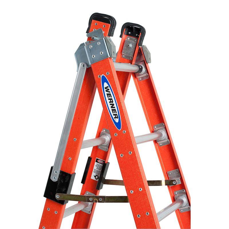 Werner 7806 Combination Ladder, 6 ft. , IAA, Fiberglass