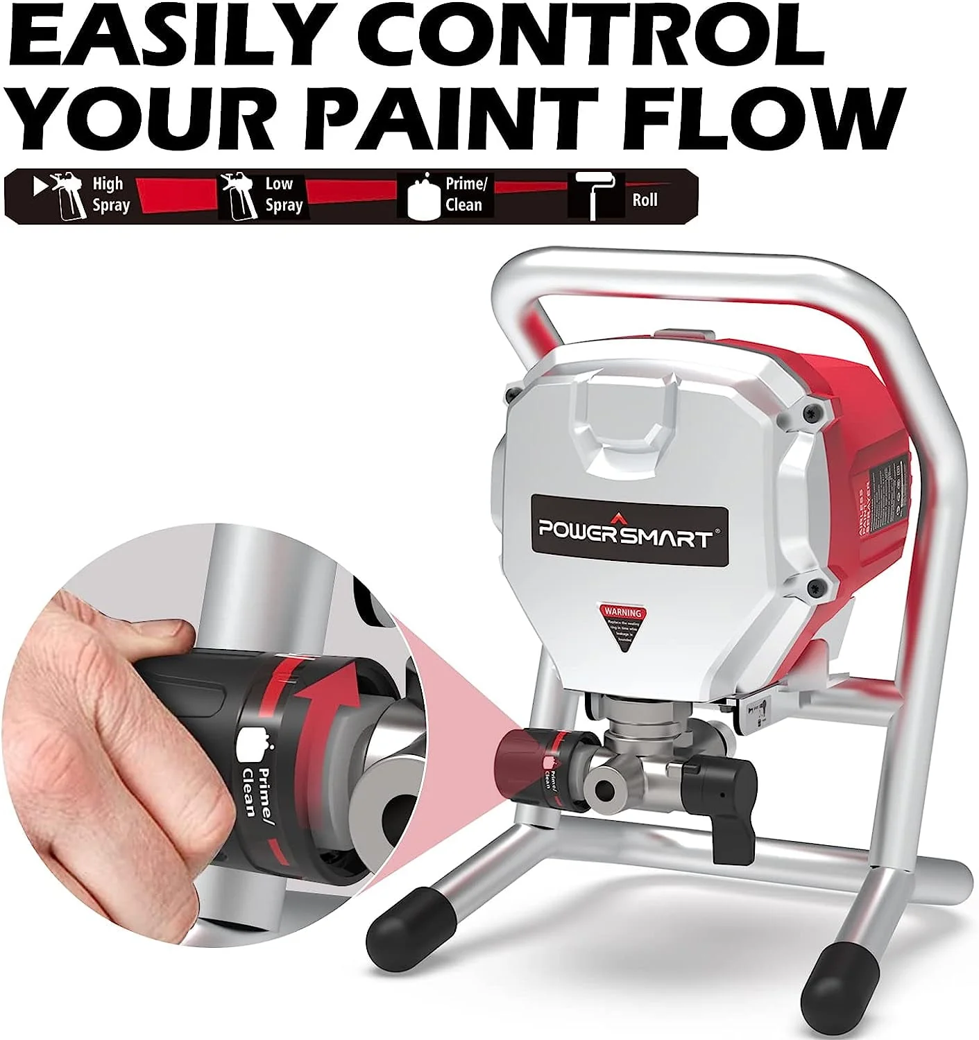 PowerSmart Airless Paint Airless Sprayer Electric for Home Interior and Exterior PS6300