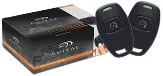Avital 4115L 1-Way Remote Start System with 1-Button Remote Pack of 2