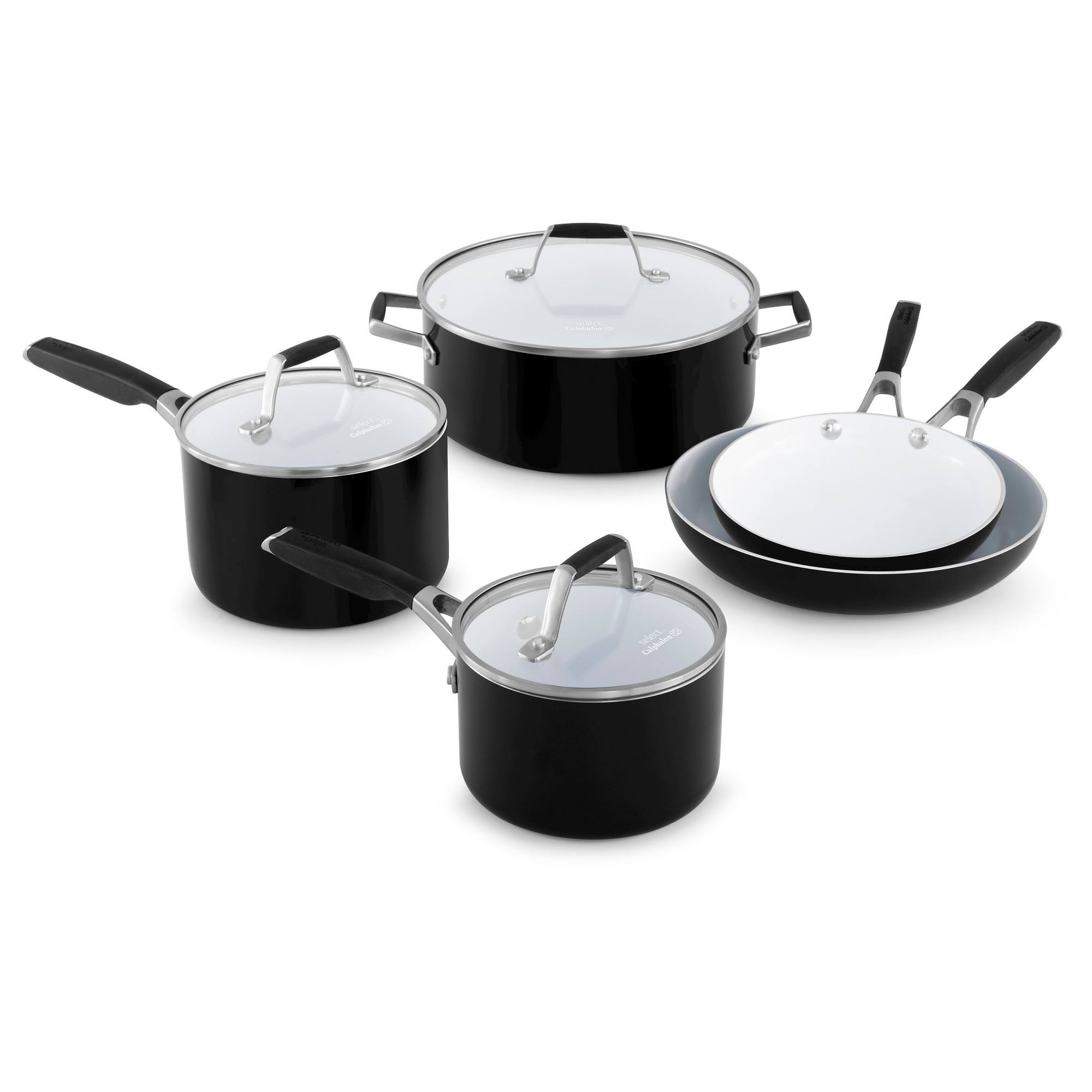 Calphalon Select 8-Piece Ceramic Cookware Set