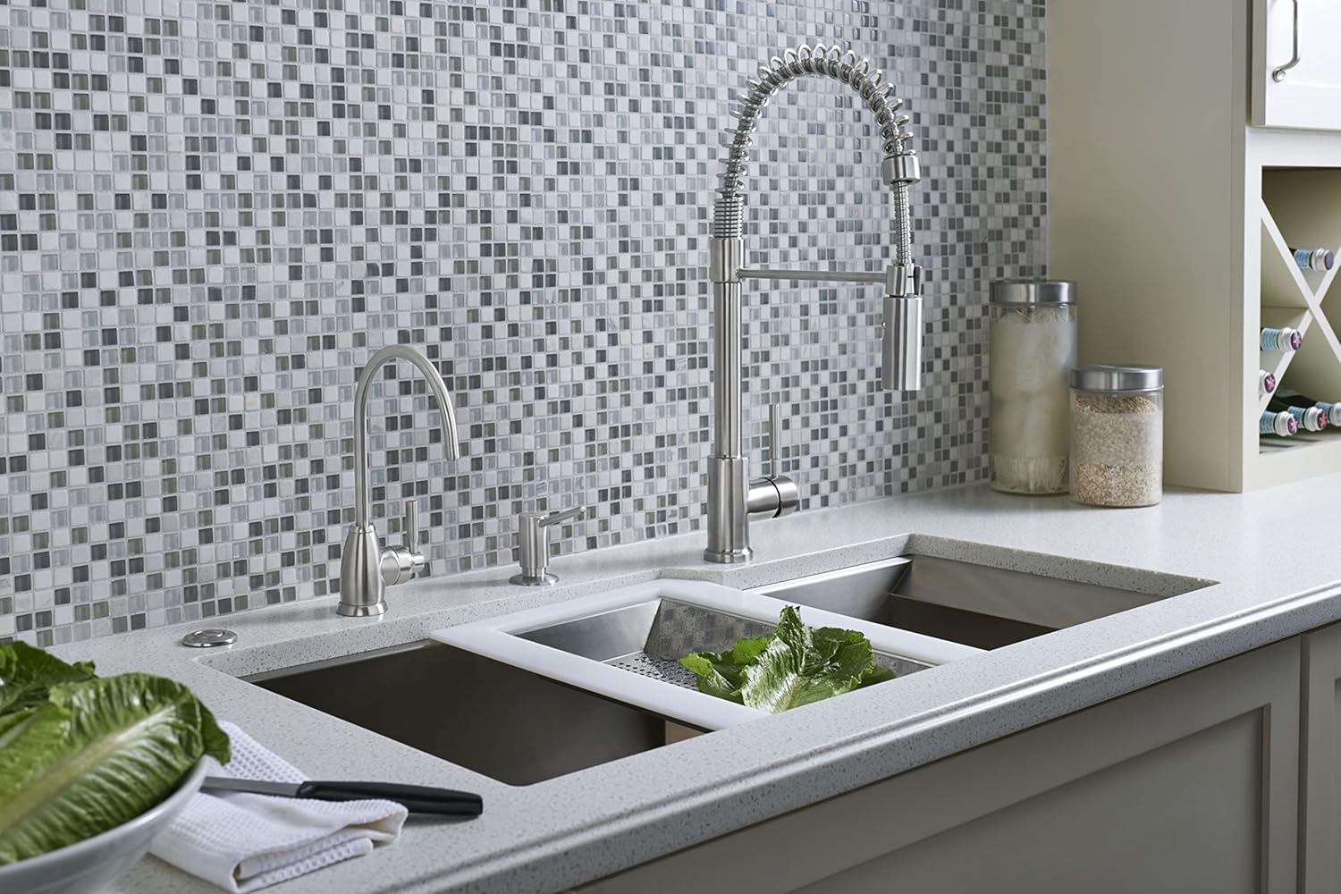 KIT ROHL PERRIN & ROWE HOLBORN CONTEMPORARY KITCHEN MIMAS HOT WATER DISPENSER FAUCET WITH SINGLE LEVER AND"J" SPOUT COMPLETE WITH HOT WATER TANK AND FILTER IN SATIN ENGLISH GOLD