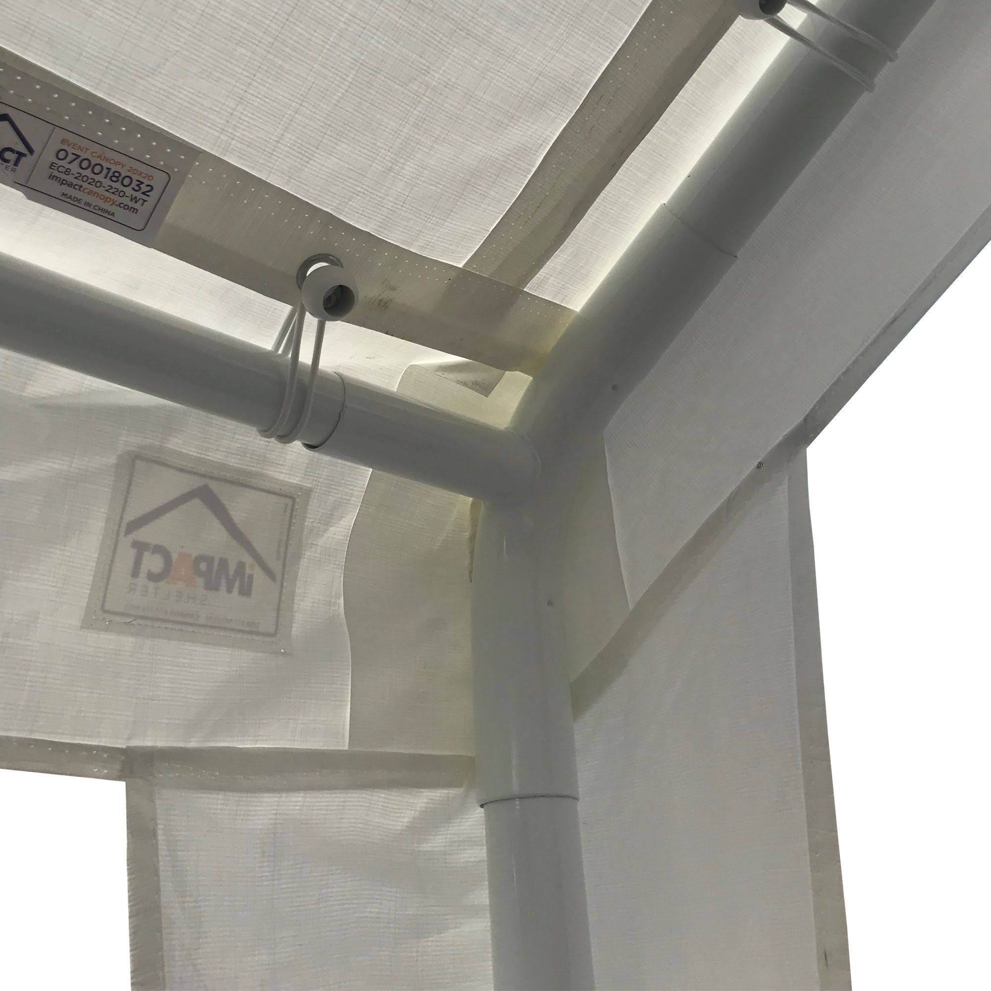 Impact Canopy 20 x 20 ft. Event Canopy Shelter, White
