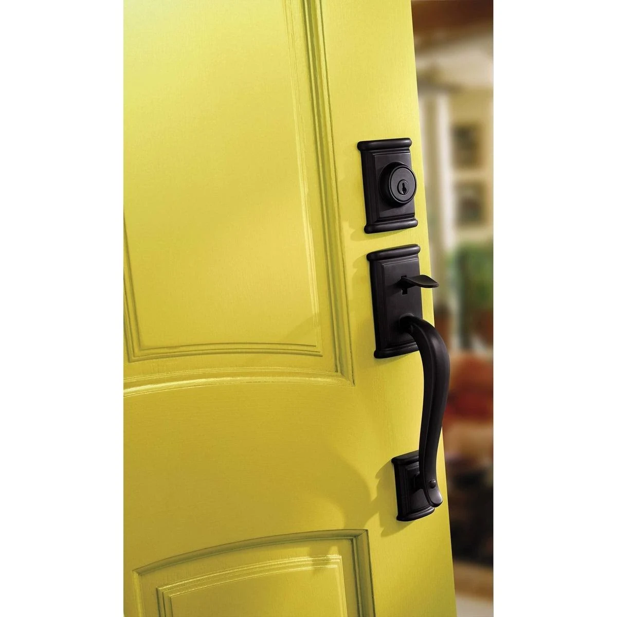 Kwikset 802ADH-LIP Signature Series Ashfield Dummy Handleset - Venetian Bronze