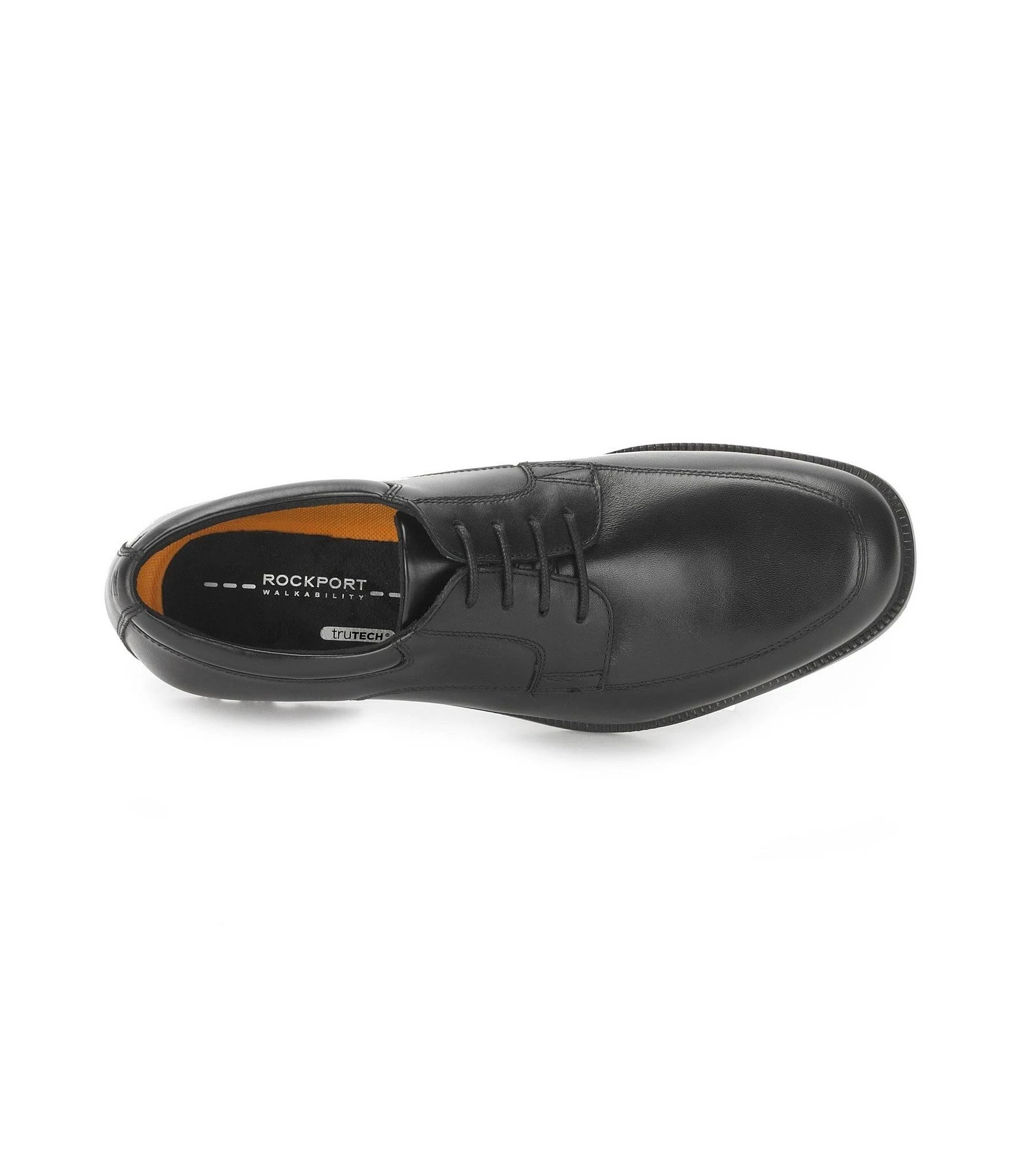 Men&s Rockport Essential Details Waterproof Apron Toe, Black