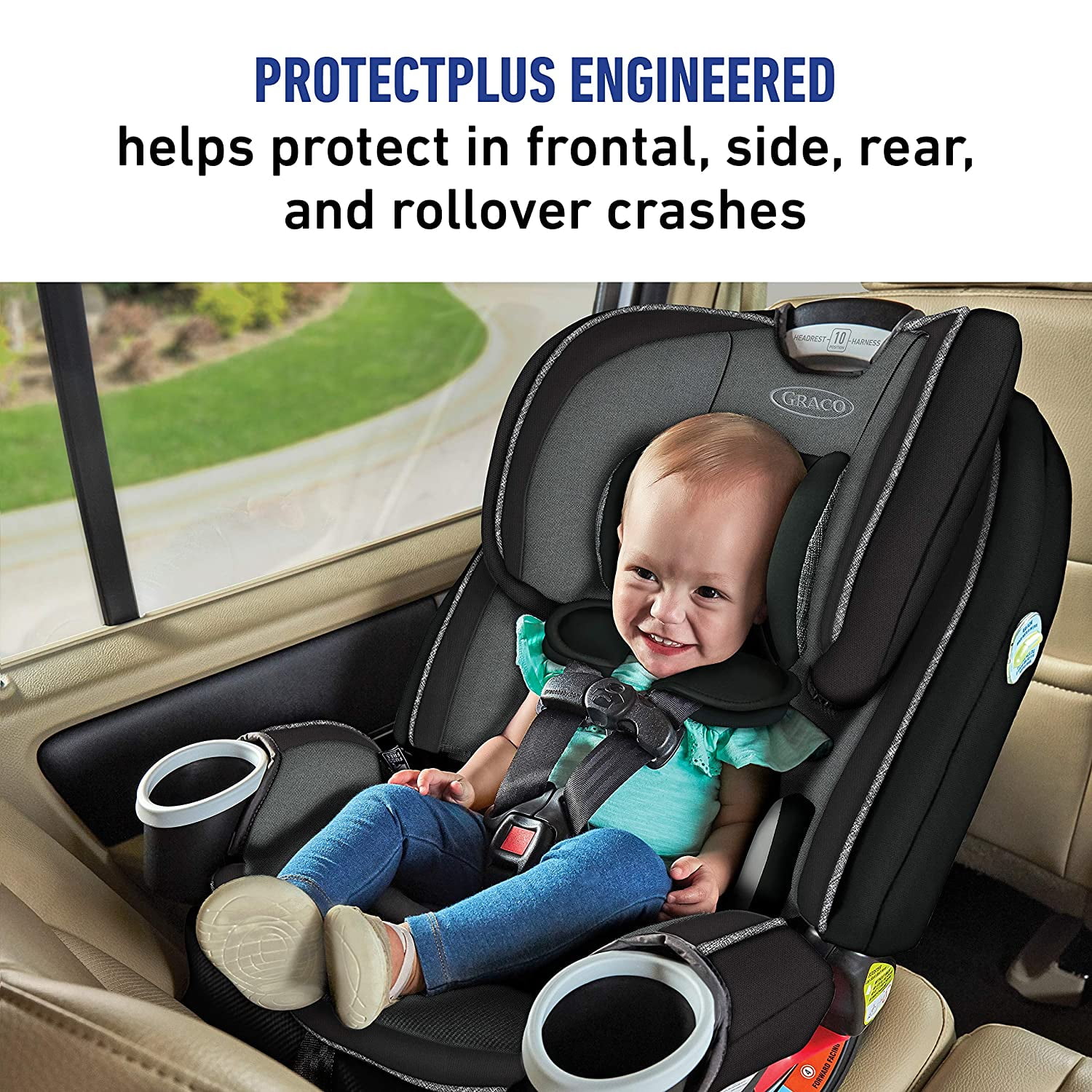 Graco 4Ever DLX 4-in-1 Convertible Car Seat, Fairmont