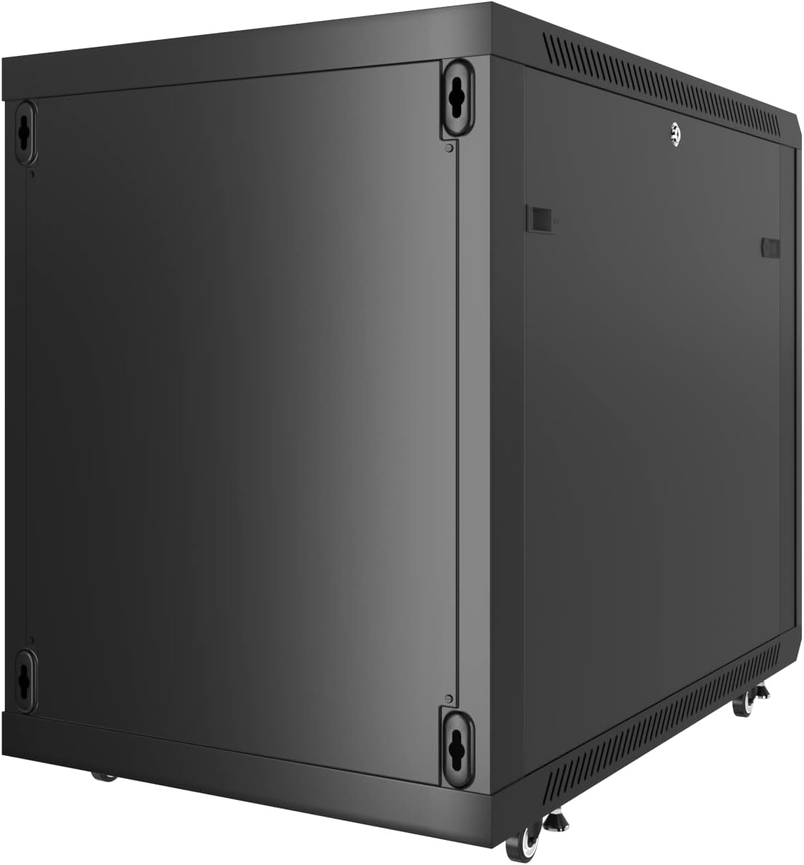 Sysracks 15U 35 Inch Depth Server Rack Cabinet Enclosure Fully Equipped for Server Equipment Fully Lockable Network IT 19 Inch Enclosure Box