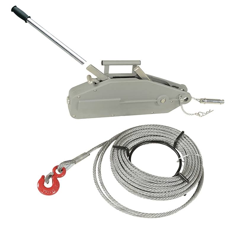 Vestil WALL-D Wall Mounted Hand Winch - Double