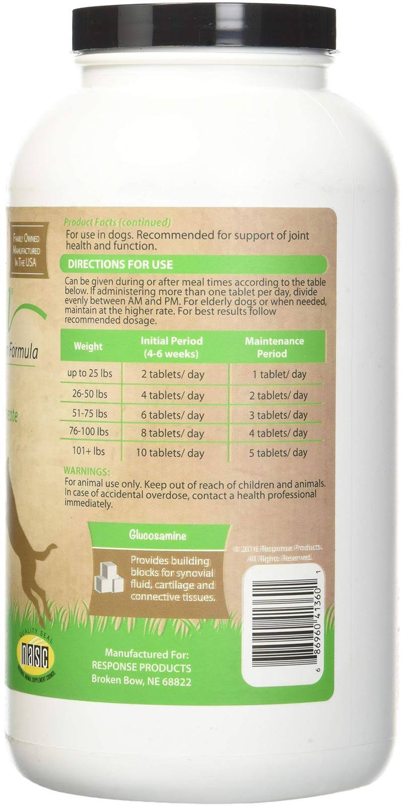Response Advanced Cetyl M Joint Action Formula for Dogs 360 Count