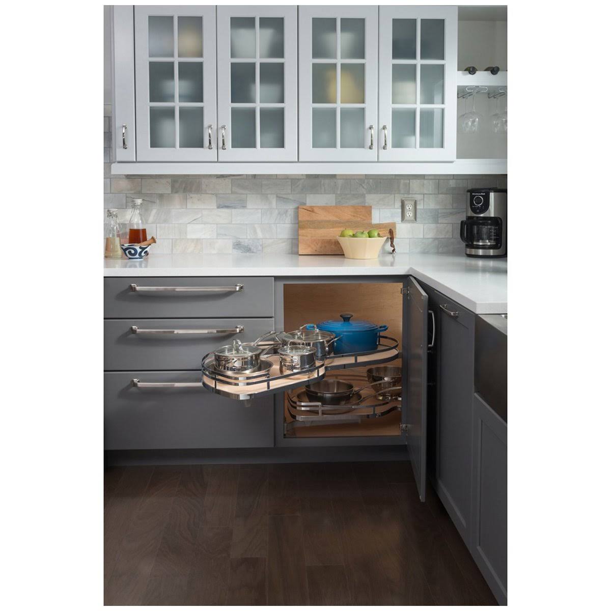 Hardware Resources 21 in. Blind Corner Swing Out Left Handed Unit