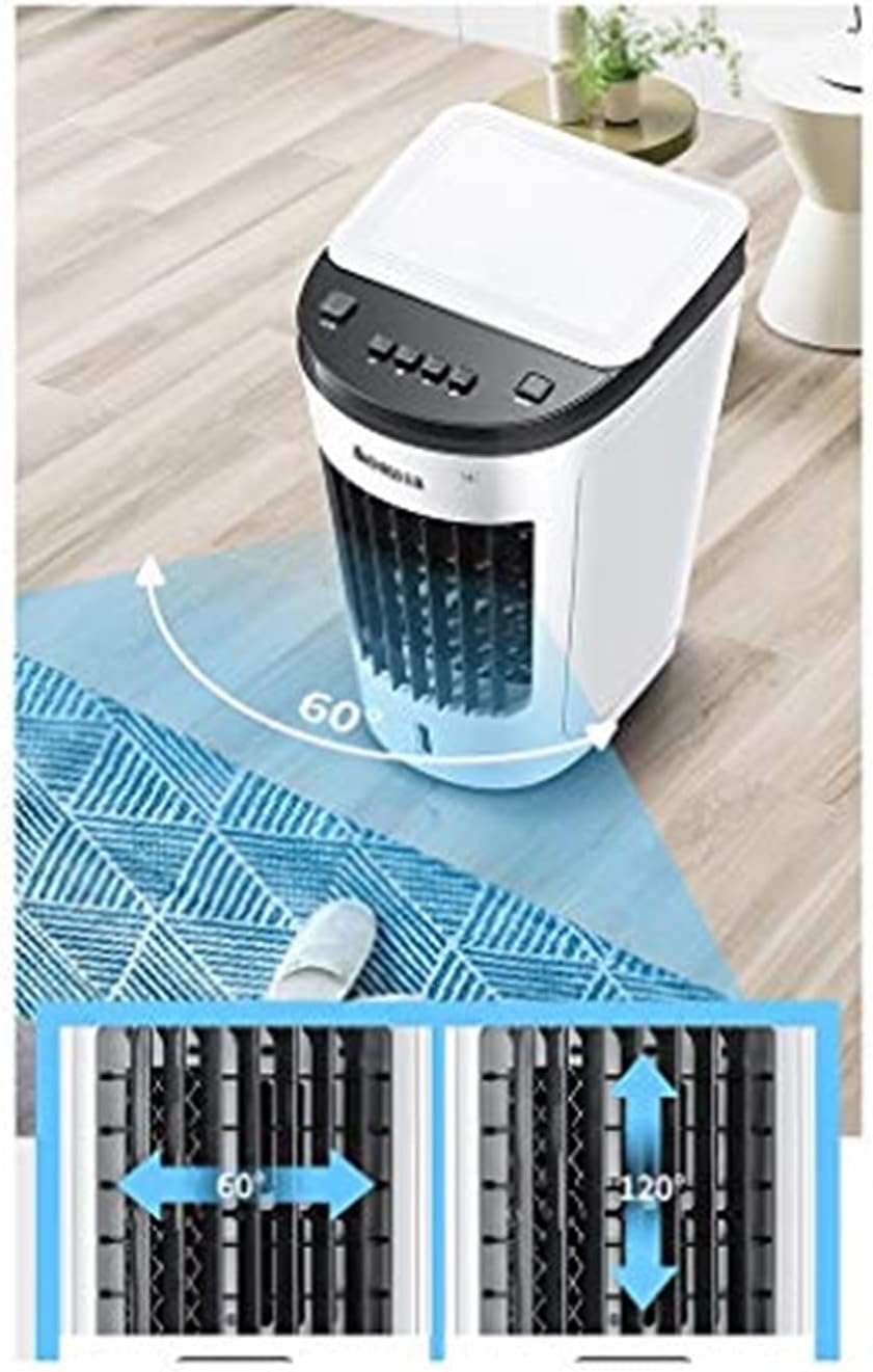 7000BTU Compact Portable Mobile Air Conditioning Unit Cooling Dehumidification Ventilation with Fan Remote LED Display, Class A Energy Saving