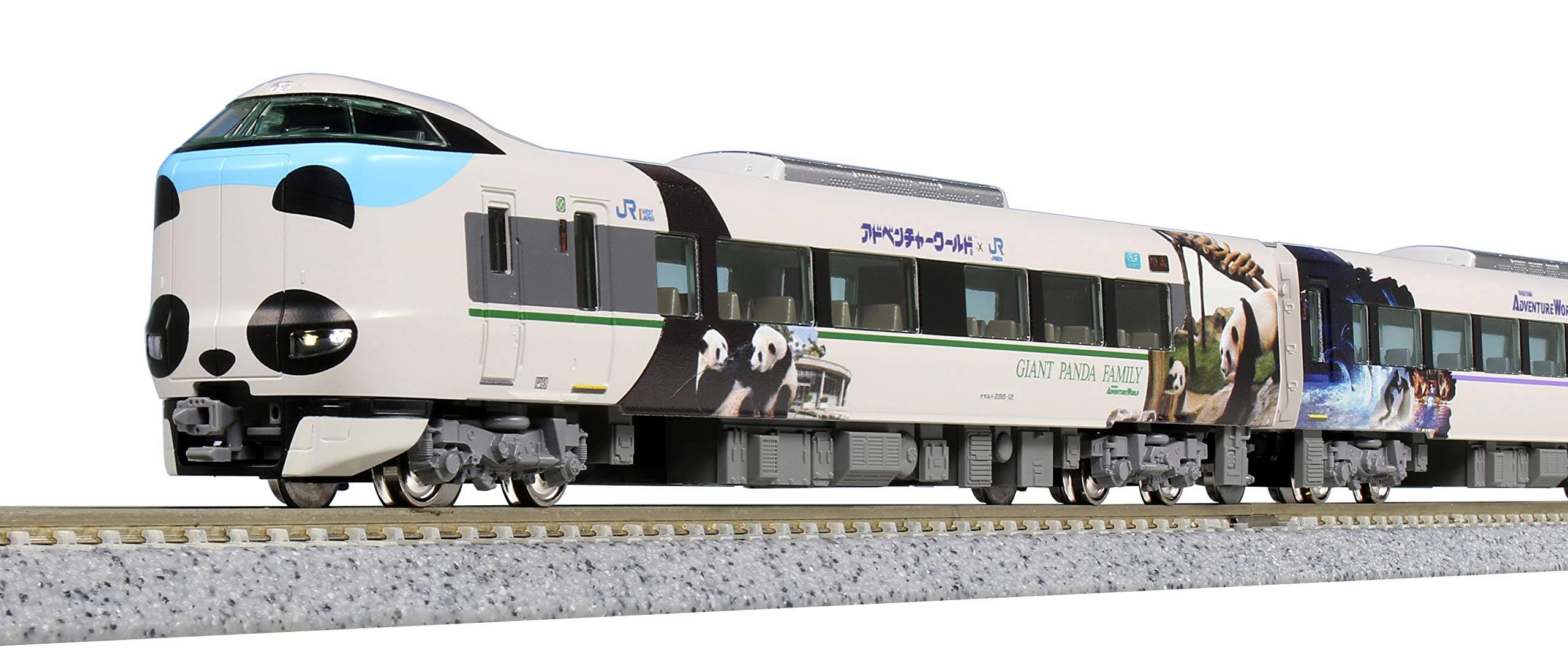 Kato N Scale Series 287 Panda Kuroshio Smile Adventure Train 6-Car Set