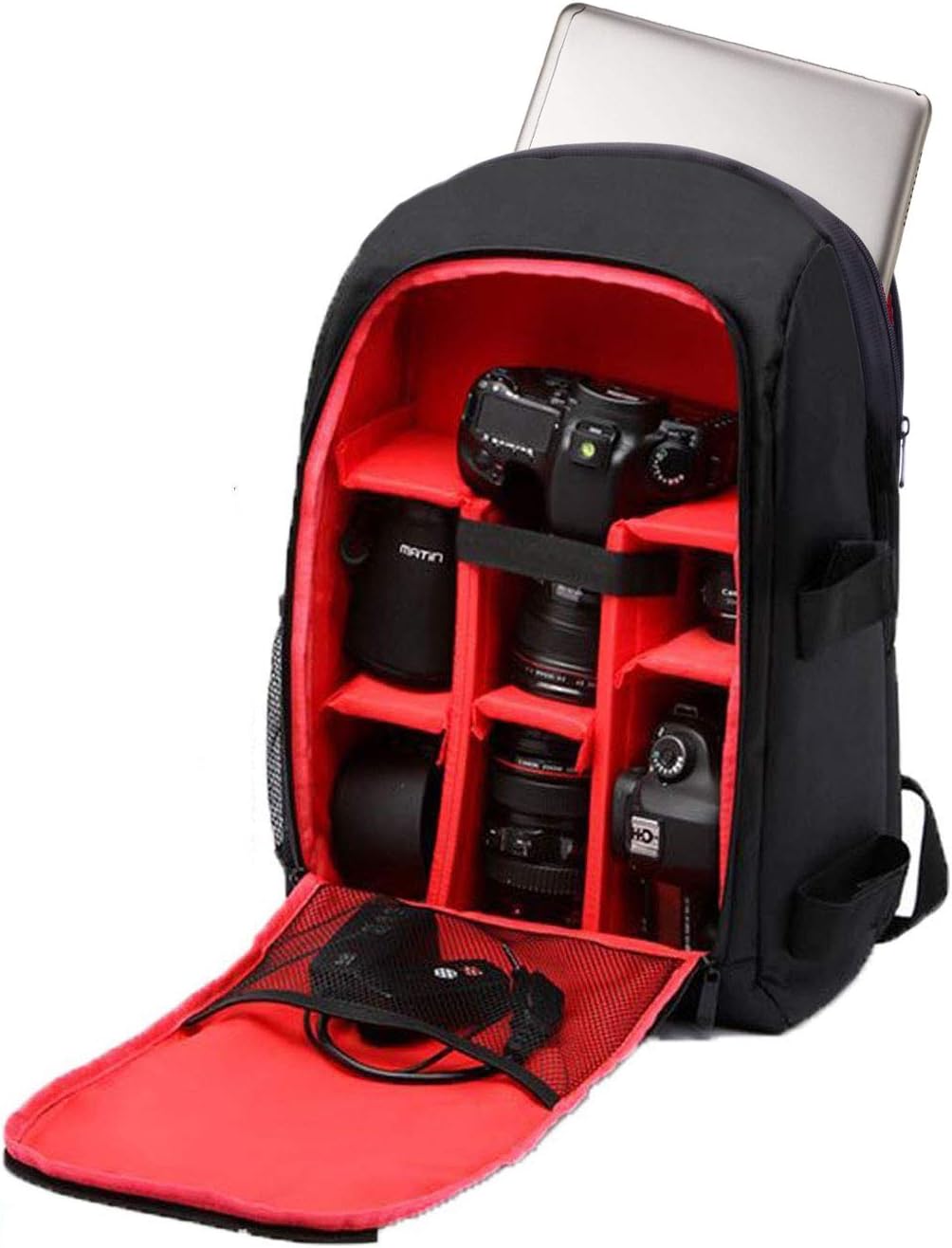 G-raphy Camera Backpack Photography DSLR Camera Bag Waterproof with Laptop Compartment/Tripod Holder for Dslr slr Cameras (Khaki)