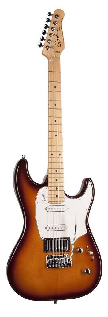 Godin Session Electric Guitar Maple Neck Lightburst