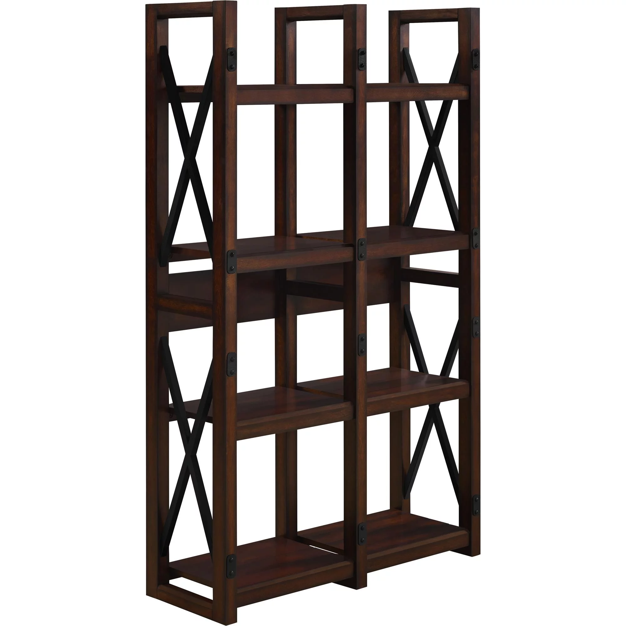 Ameriwood Home Wildwood Wood Veneer Bookcase/Room Divider, Espresso