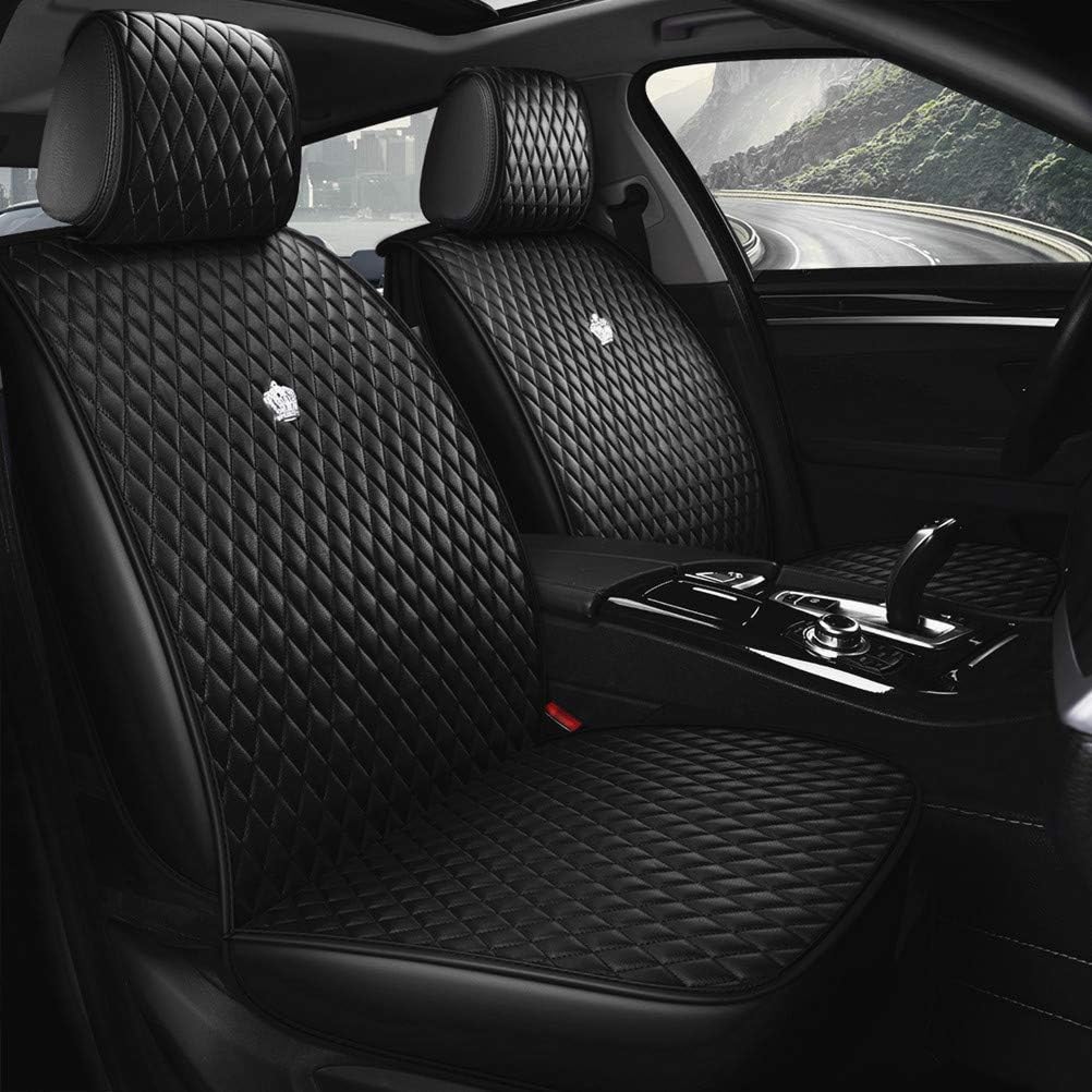 Purple Car Seat Cover Leather Seat Protector for Car Seats Comforty Car Seat Cover 2/3 Covered 11PCS Universal Fit Car/Auto/Truck/SUV (A-Purple)