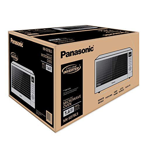 Panasonic NN-SD78LS Microwave Oven, 1.6 cft, Stainless Steel