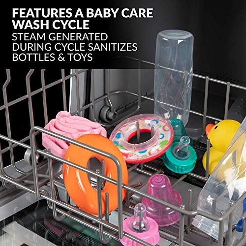 Farberware Portable Countertop Dishwasher with 5-Liter Built-in Water Tank - 5-Program System for Home, RV, and Apartment