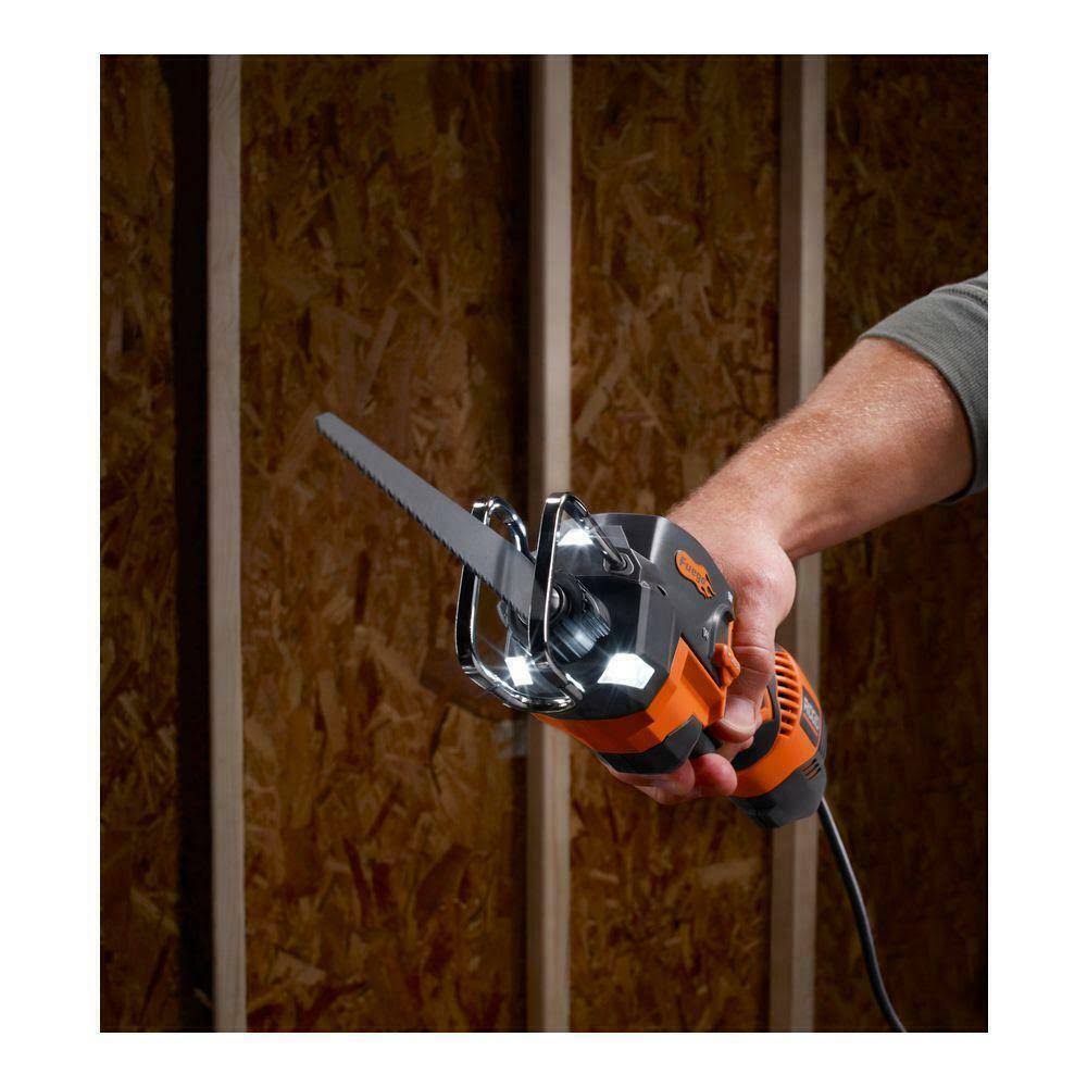 Ridgid 6-Amp Thru Cool One-Handed Orbital Reciprocating Saw Kit R3031