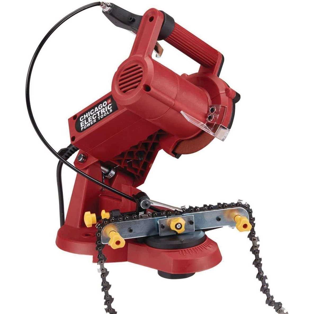 Chicago Electric Electric Chain Saw Sharpener Wall, Bench or Vise Mount - Shop Hardware Tools Online Store