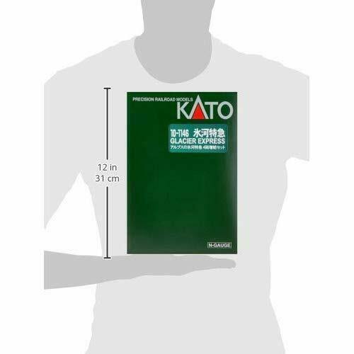 Kato N Gauge Alps Glacier Express hematopoiesis 4-Car Set 10-1146 Passenger