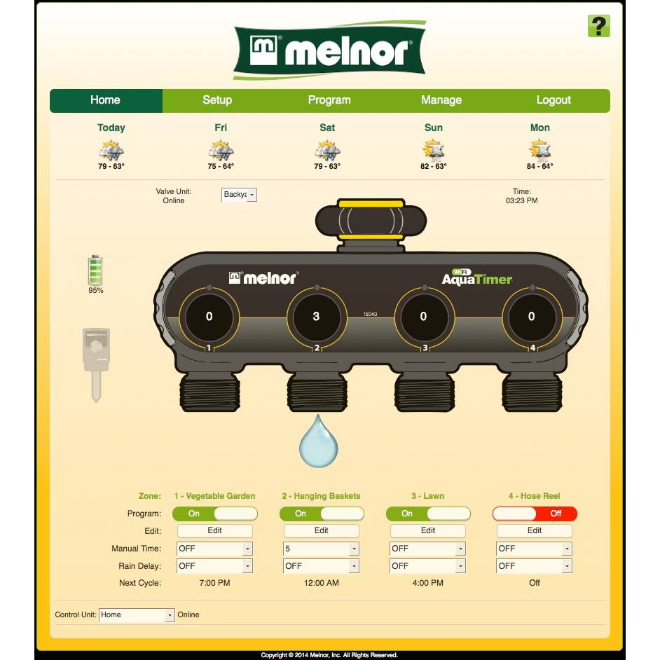 Melnor WiFi Aquatimer