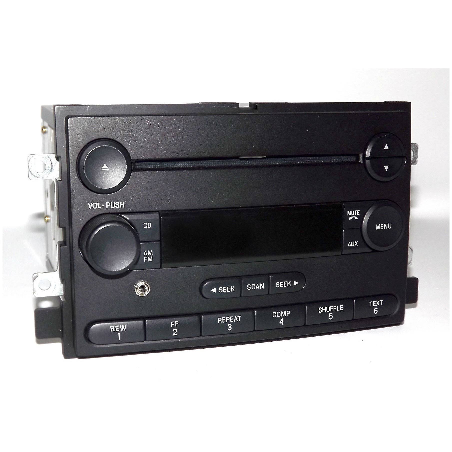 Ford F-150 Pickup 2005-06 Radio Am FM CD Player W AUX Input - PN 5l3t-18c869-ad - Refurbished, Black