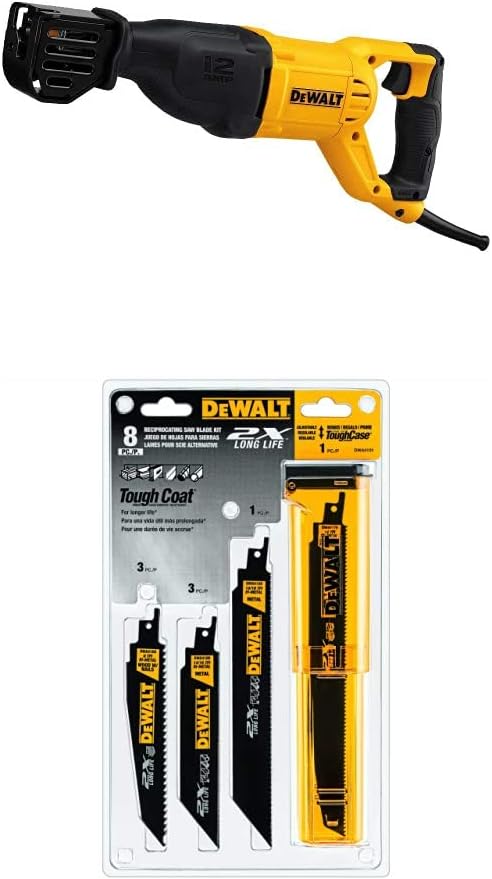 DEWALT Reciprocating Saw, Corded, 12-Amp (DWE305)