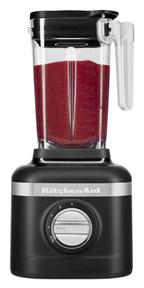 KitchenAid - K150 3 Speed Ice Crushing Blender with 2 Personal Blender Jars - Black Matte