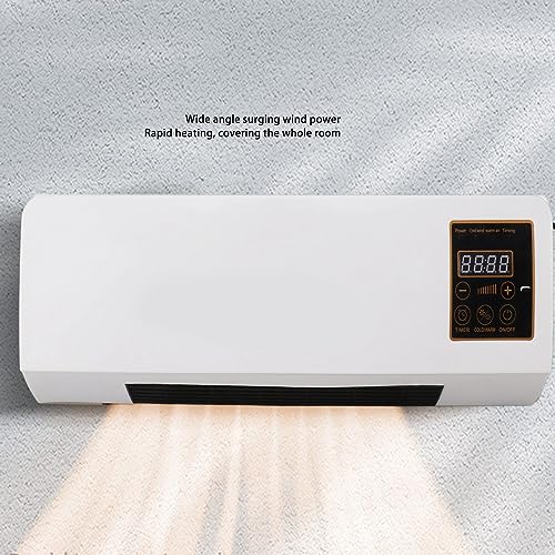 Wall Air Conditioner, Dual Use Highly Efficient Wide Angles Mobile Small Air Conditioner for Home Bathroom Bedroom Office Room